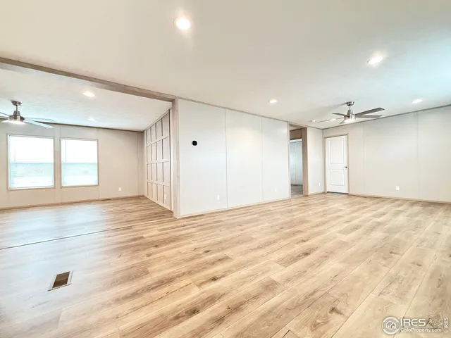 a view of an empty room