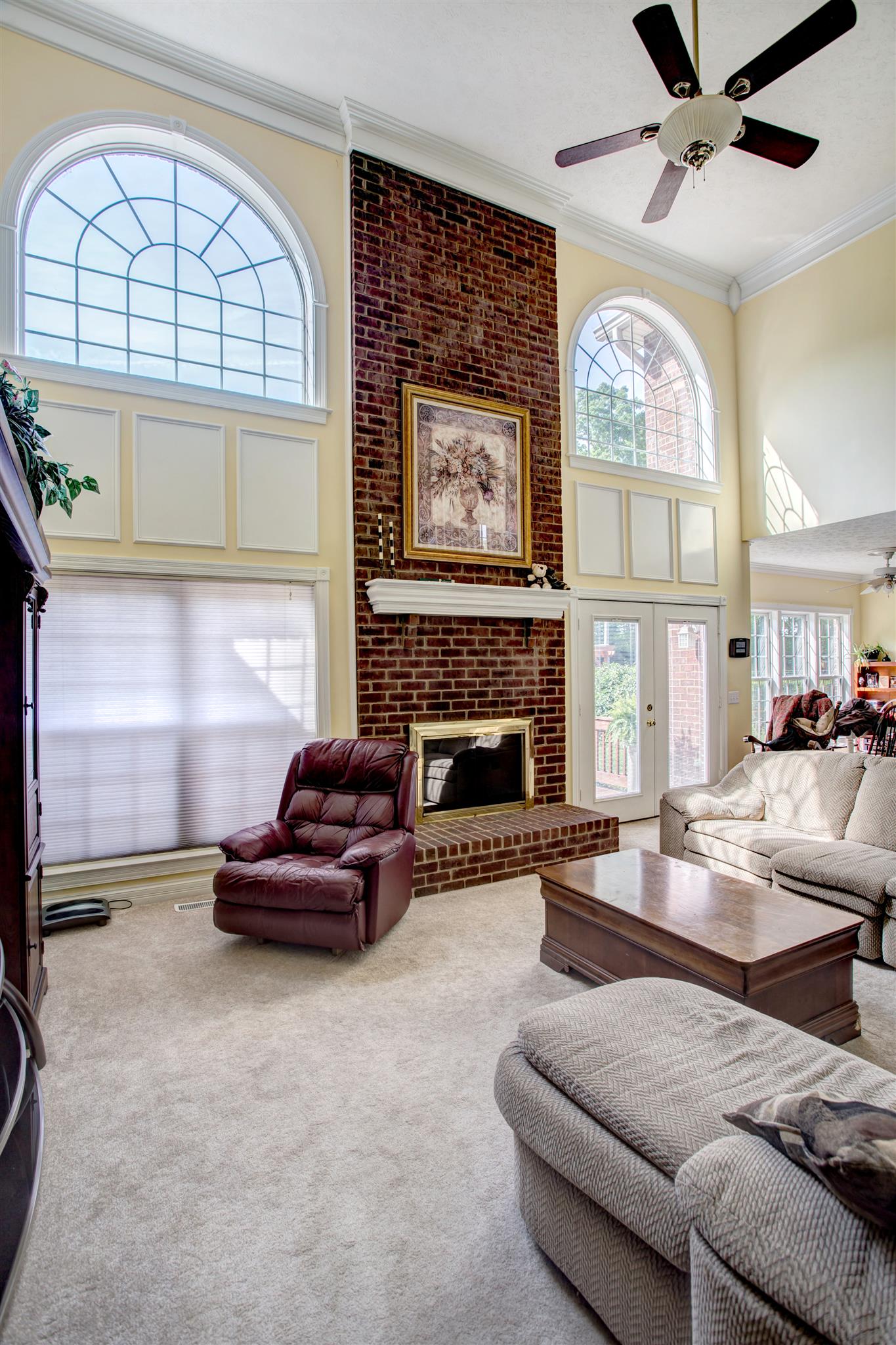 3350 Maxie Jones Road Springfield, TN 37172 - Photo 7 of 30 a living room with furniture a fireplace and window