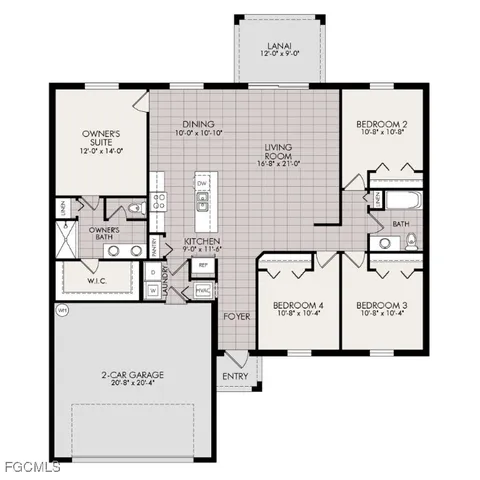 $314,990 | 3714 38th Street Southwest, Lehigh Acres, FL 33976