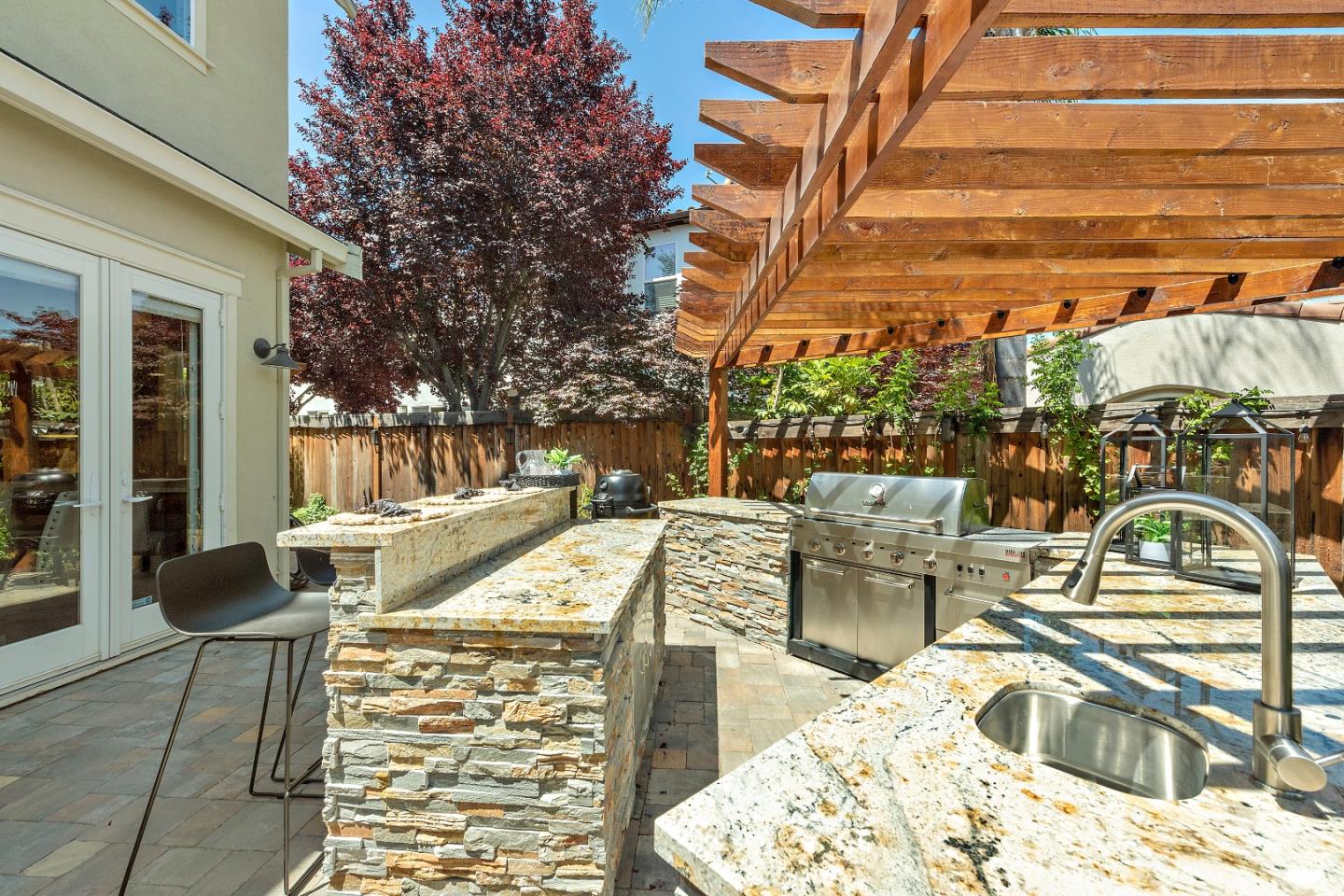7581 Edinburgh Way Gilroy, CA 95020 - Photo 29 of 38 a view of a patio with swimming pool