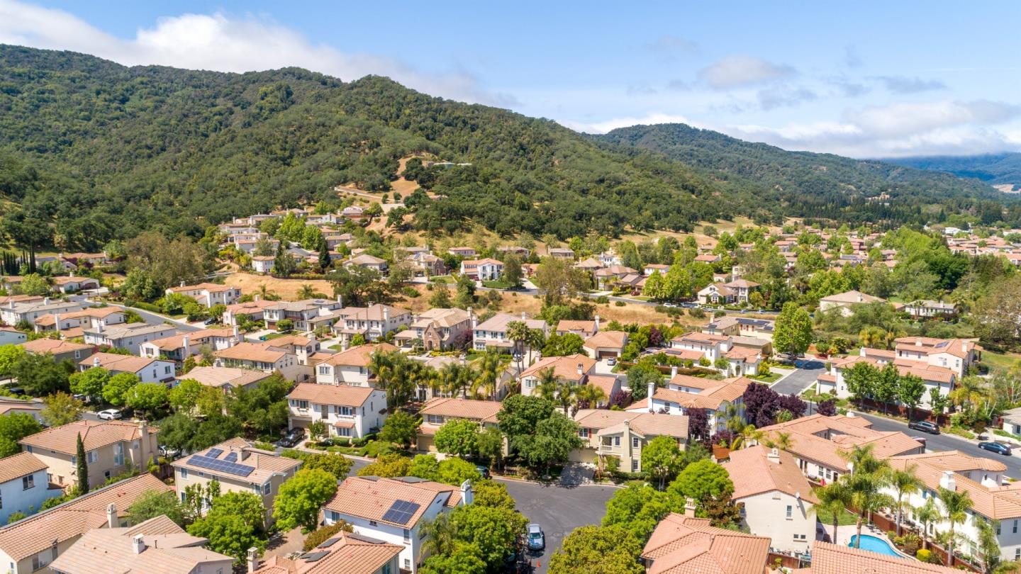 7581 Edinburgh Way Gilroy, CA 95020 - Photo 38 of 38 an aerial view of residential houses with outdoor space