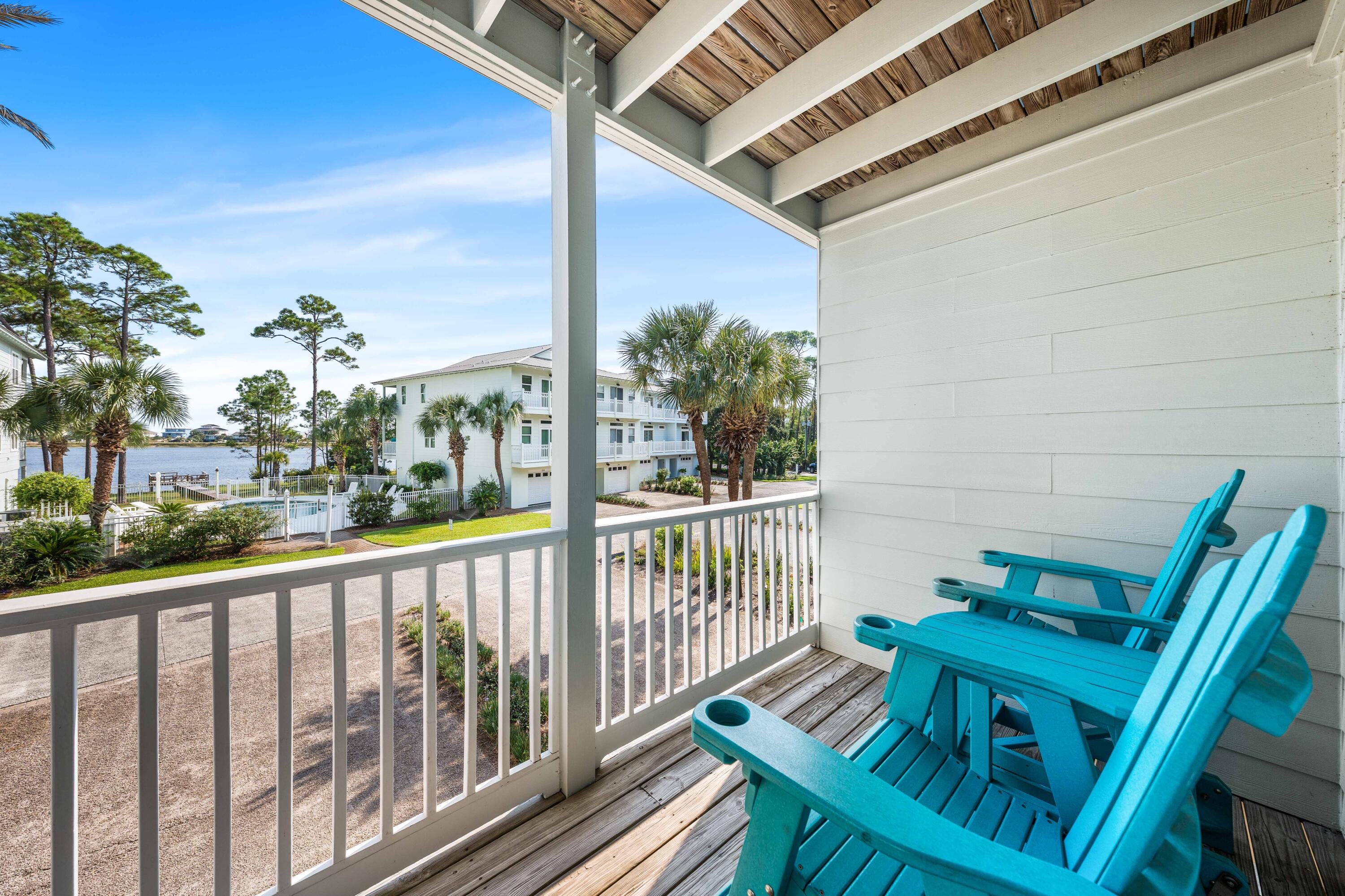 33 Dune Breeze Lane, Unit H2 Santa Rosa Beach, FL 32459 - Photo 25 of 54 a view of a balcony with wooden floor