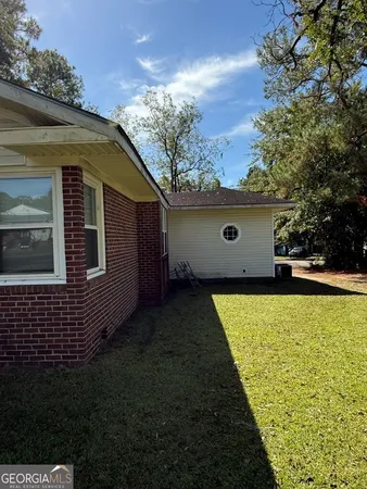 a view of outdoor space and yard