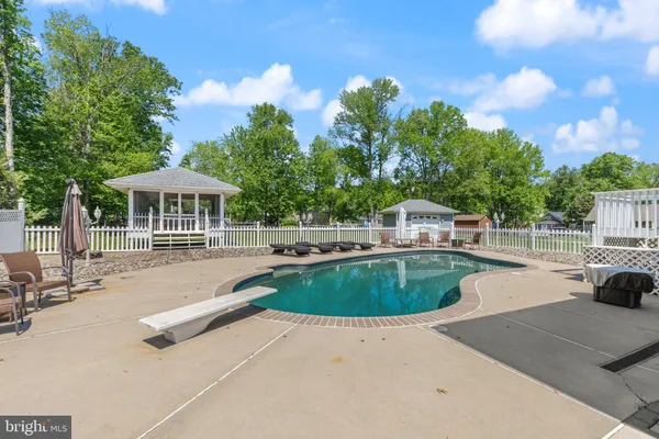 a view of a lake with a city view