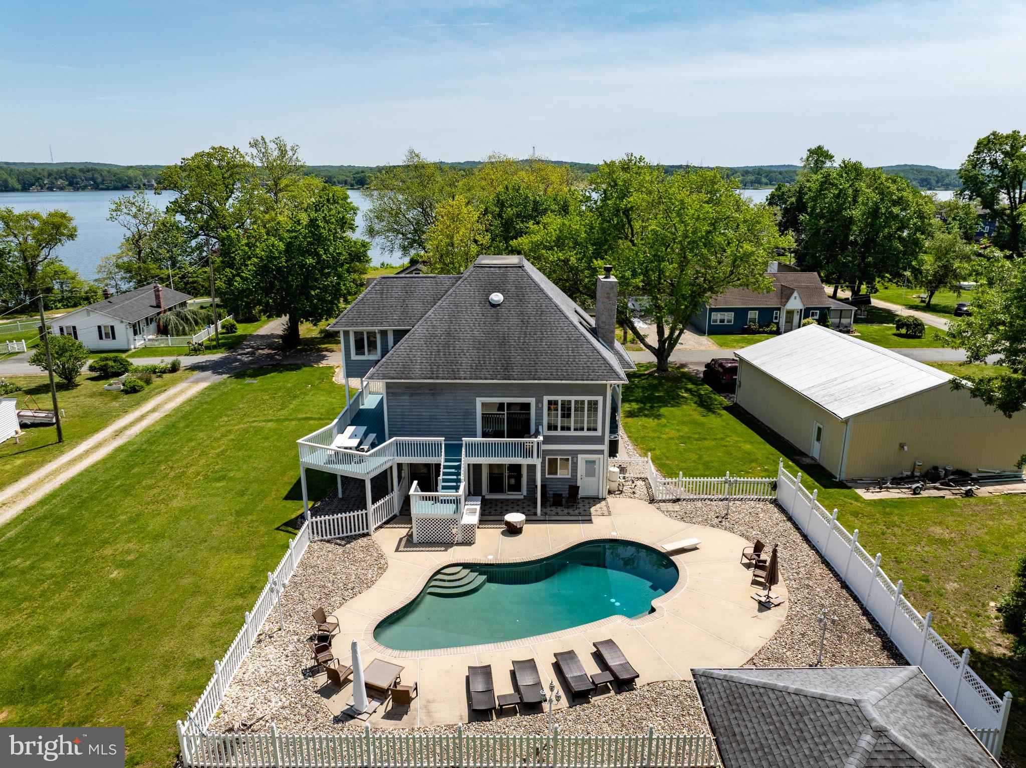 21 Heisler Avenue North East, MD 21901 - Photo 45 of 55 an aerial view of a house with swimming pool garden and patio
