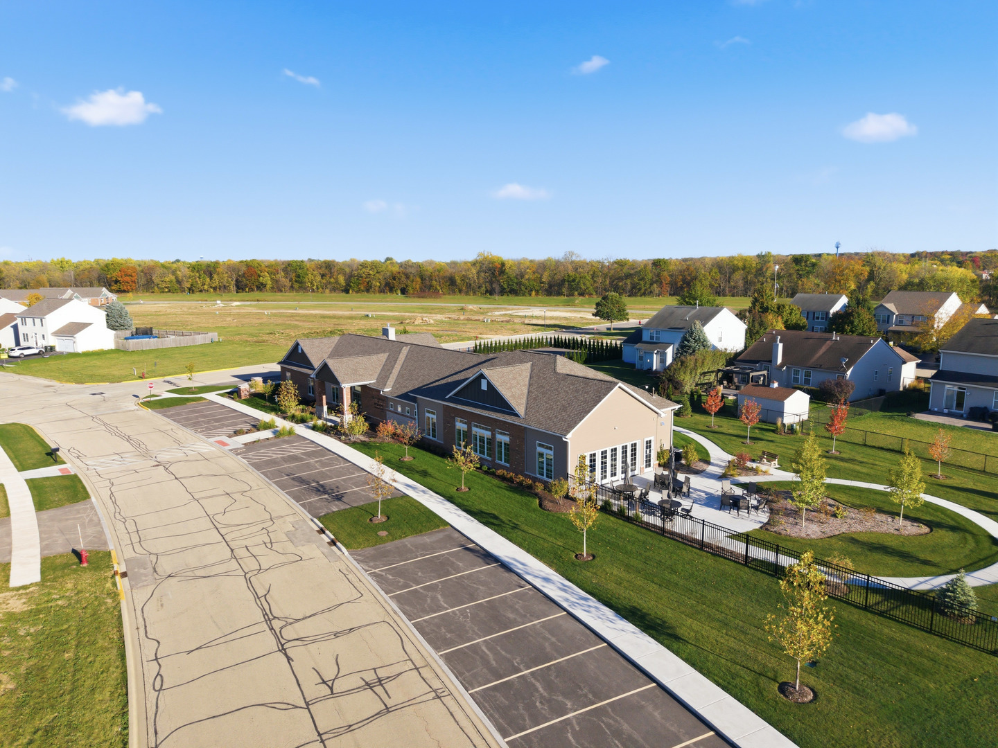 437 Stearn Drive, Unit 437 Genoa, IL 60135 - Photo 47 of 50 a view of a city with an ocean view