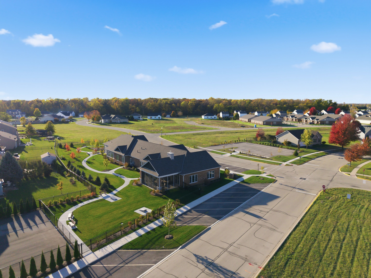 437 Stearn Drive, Unit 437 Genoa, IL 60135 - Photo 49 of 50 a view of a lake with outdoor space