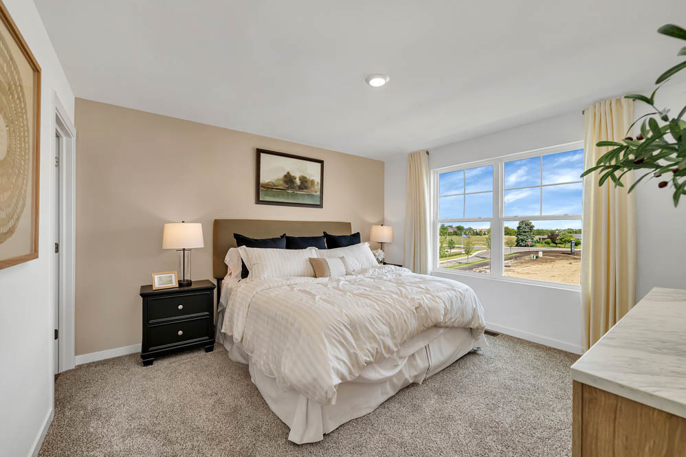 2251 Riesling Road Oswego, IL 60543 - Photo 13 of 23 a bedroom with a bed and a large window