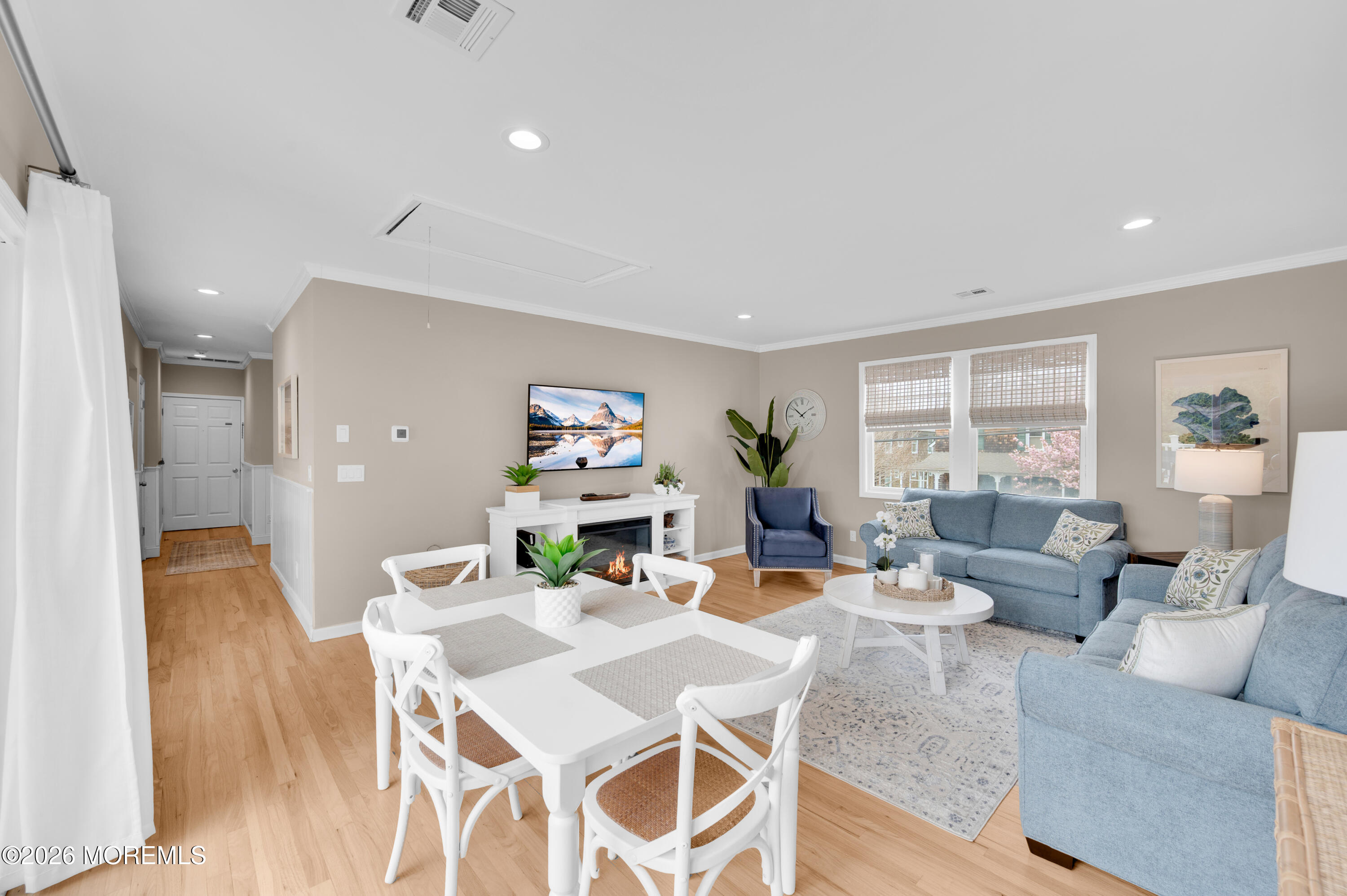 41 A Mount Street Bay Head, NJ 08742 - Photo 11 of 33 a living room with furniture and a wooden floor
