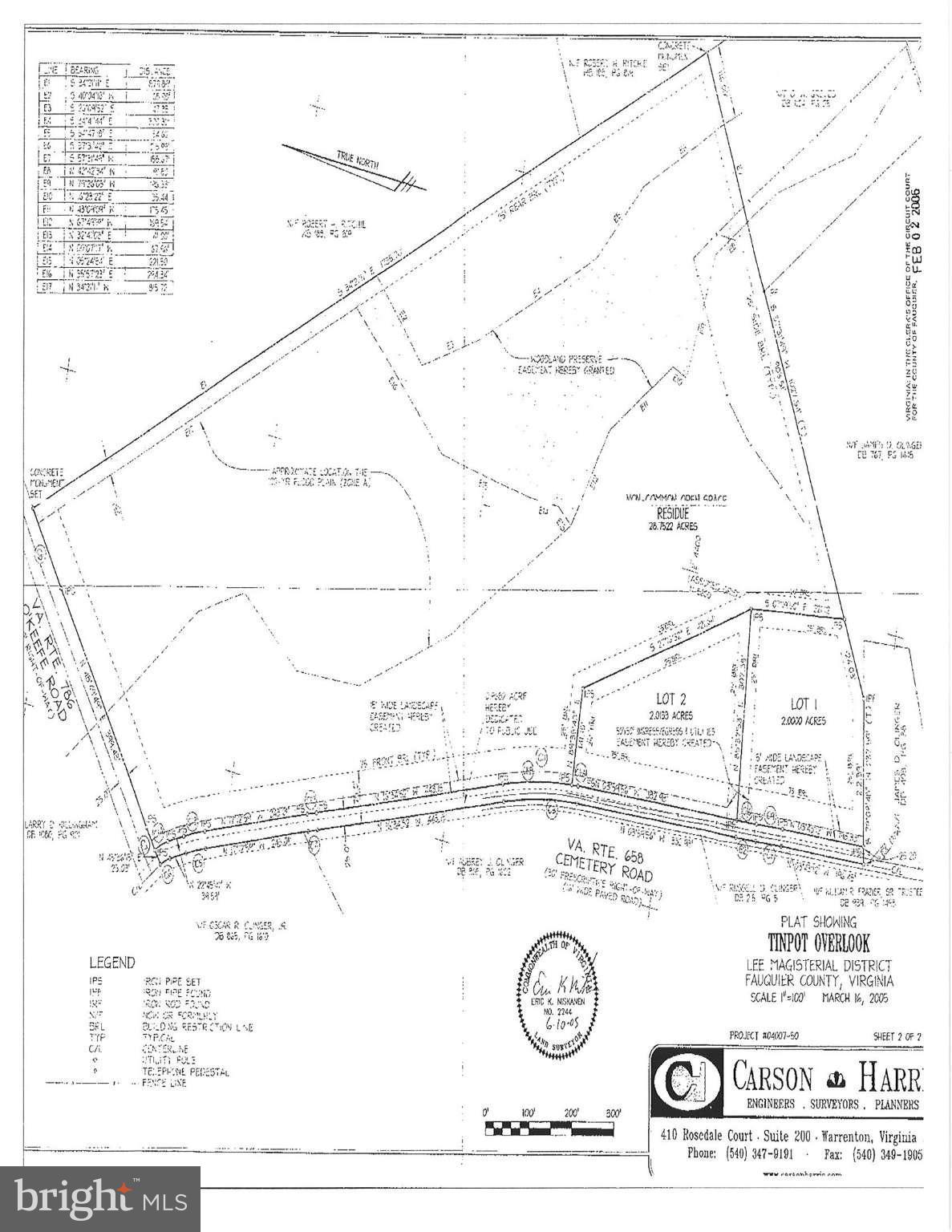 3 Cemetery Road Bealeton, VA 22712 - Photo 29 of 30 Plat
