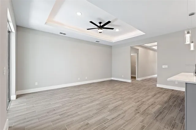 wooden floor in an empty room