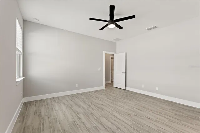 wooden floor in an empty room