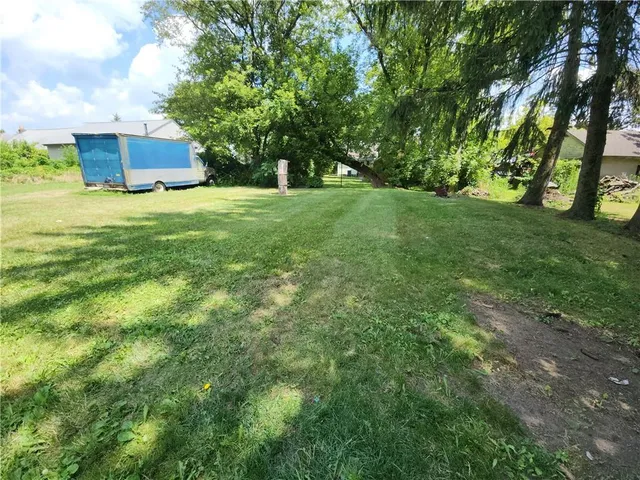 a view of an outdoor space and a yard