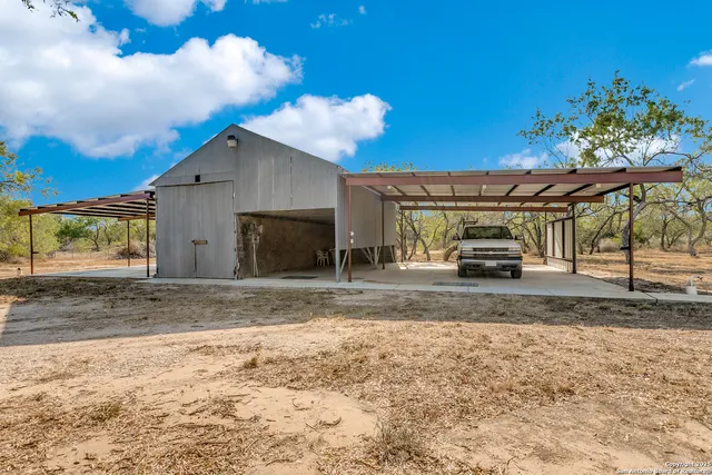 a view of a car parked on the side of the road
