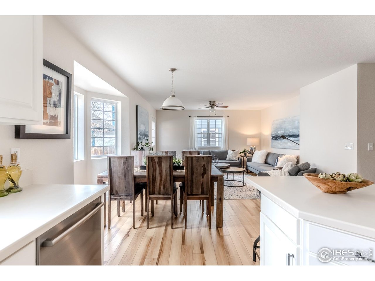 502 Ridge Avenue Longmont, CO 80501 - Photo 36 of 36 a living room with lots of furniture and kitchen view