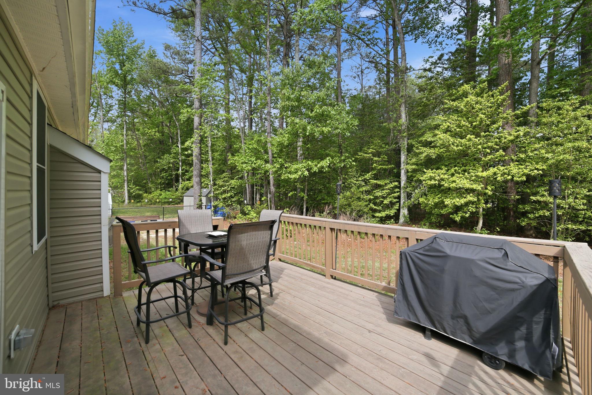 329 North Glebe Road Montross, VA 22520 - Photo 21 of 39 a view of balcony with furniture and wooden deck