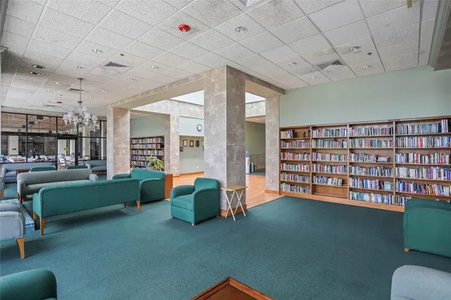 a view of livingroom with furniture