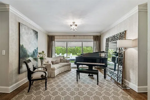 a very nice looking room with a dining table