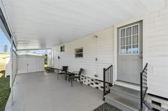 a view of dining room with furniture
