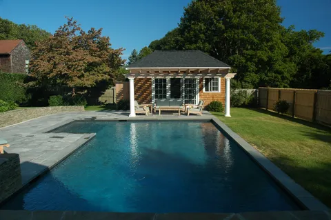 a view of a house with pool