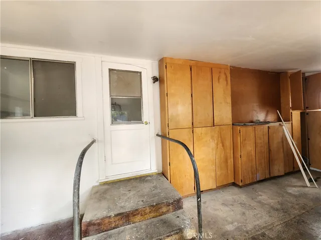 a view of front door