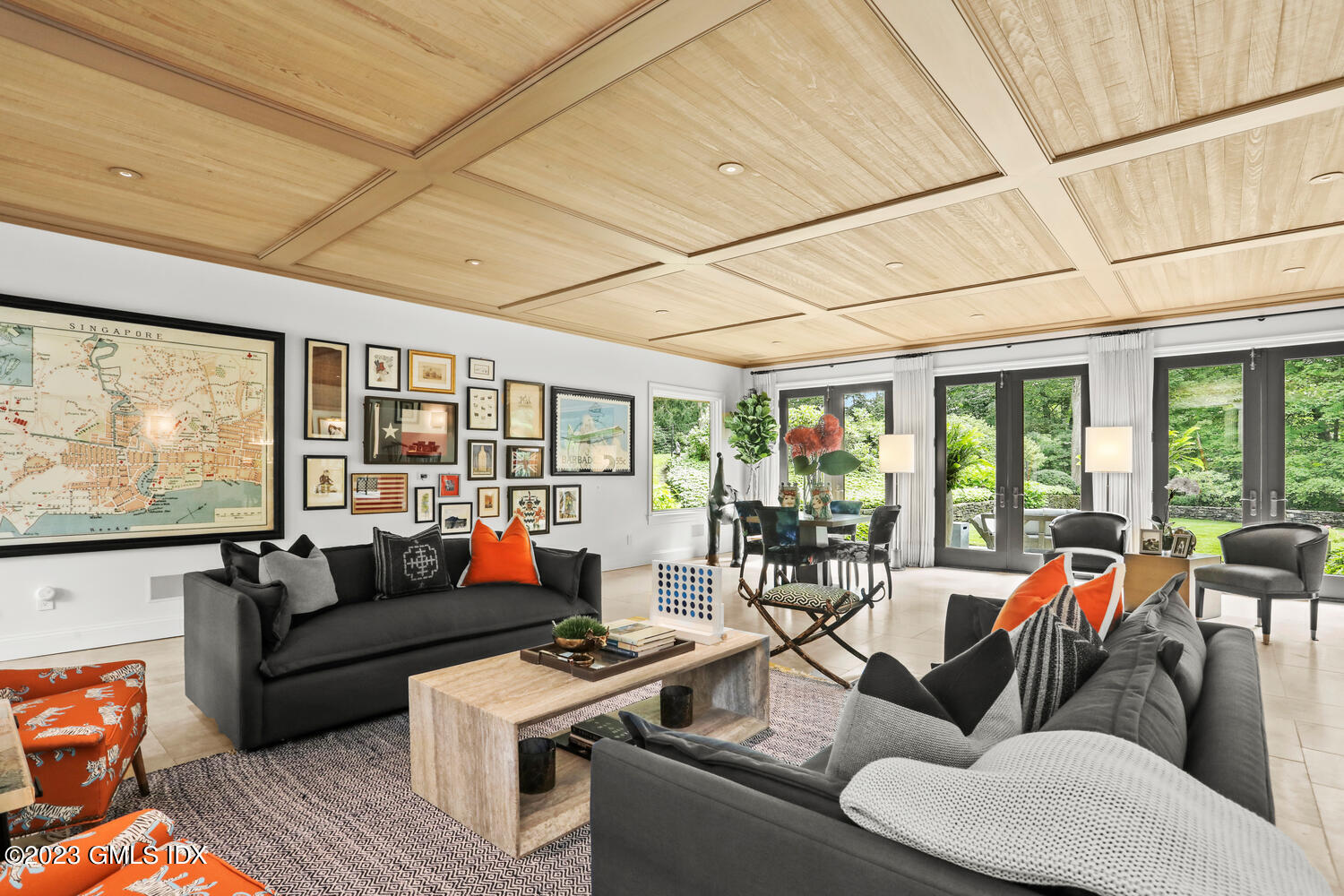 101 Perkins Road Greenwich, CT 06830 - Photo 2 of 41 a living room with furniture and large windows