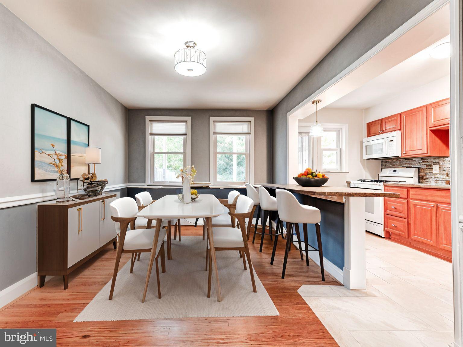 1636 Thetford Road Baltimore, MD 21286 - Photo 9 of 40 a view of a dining room with furniture and wooden floor