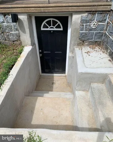 a view of front door