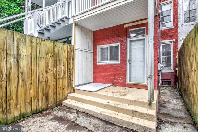 a view of outdoor space with garden and entertaining space