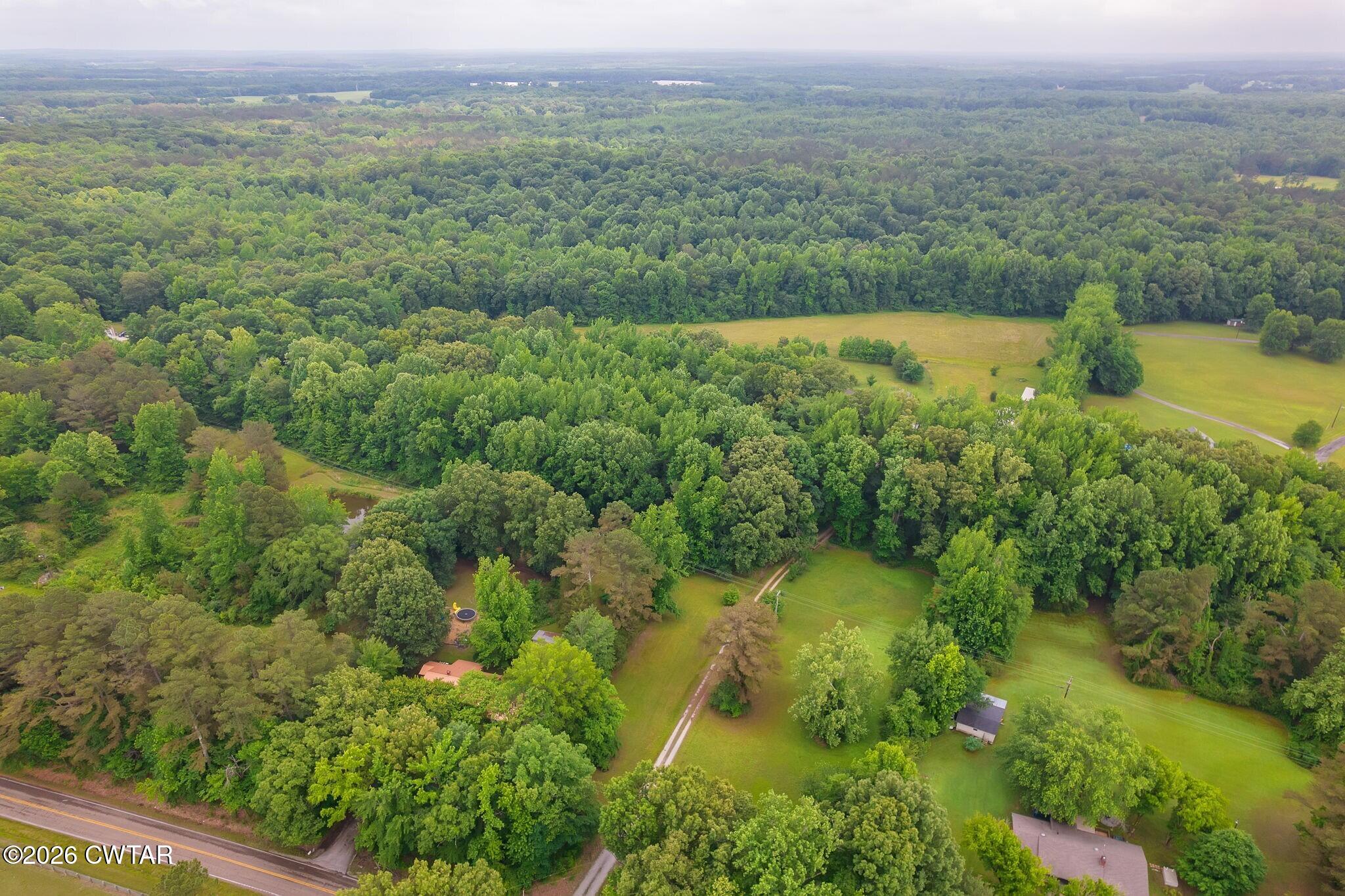 4080 Beech Bluff Road Beech Bluff, TN 38313 - Photo 8 of 41 a view of a lush green forest with trees and some houses