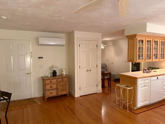 a view of livingroom with furniture and wooden floor