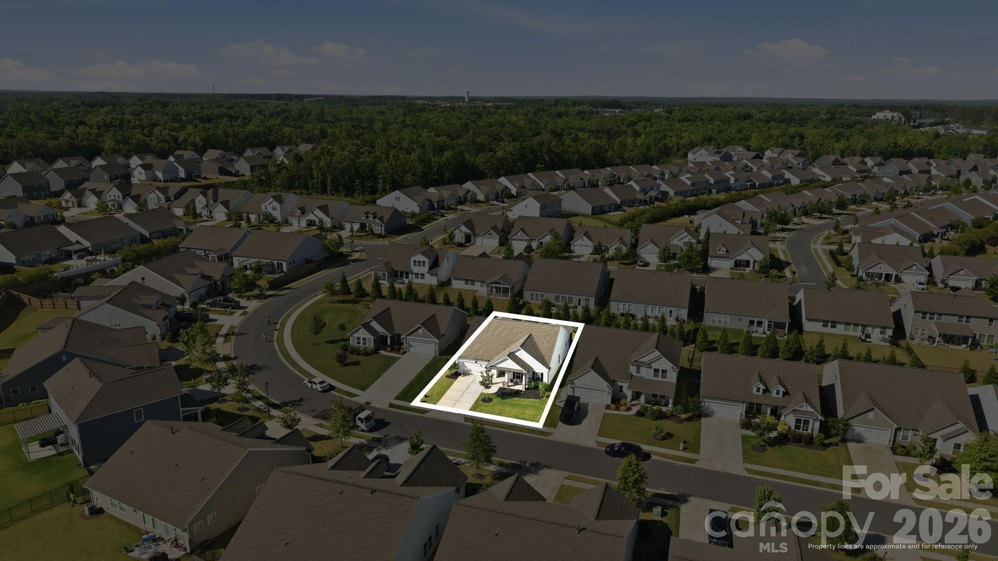 6038 Holland Street Fort Mill, SC 29707 - Photo 48 of 48 an aerial view of a house with a yard