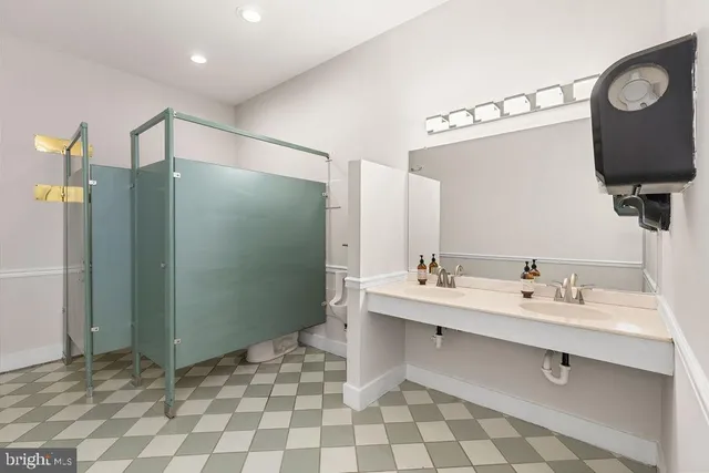 a view of a big house with a big yard