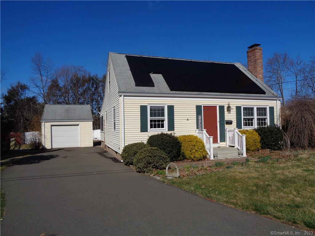 a house view with a outdoor space
