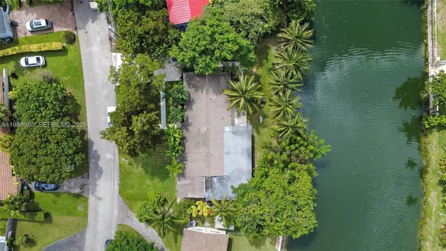 a tree in front of a white house