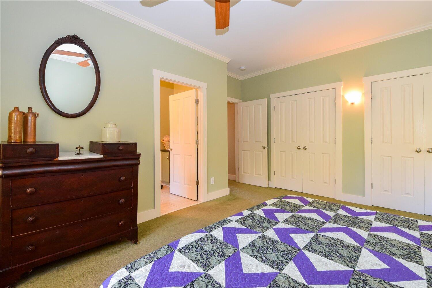 333 Hemlock Ridge Road Southeast Copper Hill, VA 24079 - Photo 28 of 45 a bedroom with a bed and a mirror