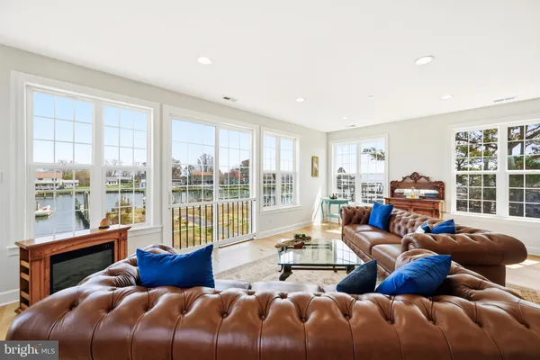 a view of a livingroom with a furniture