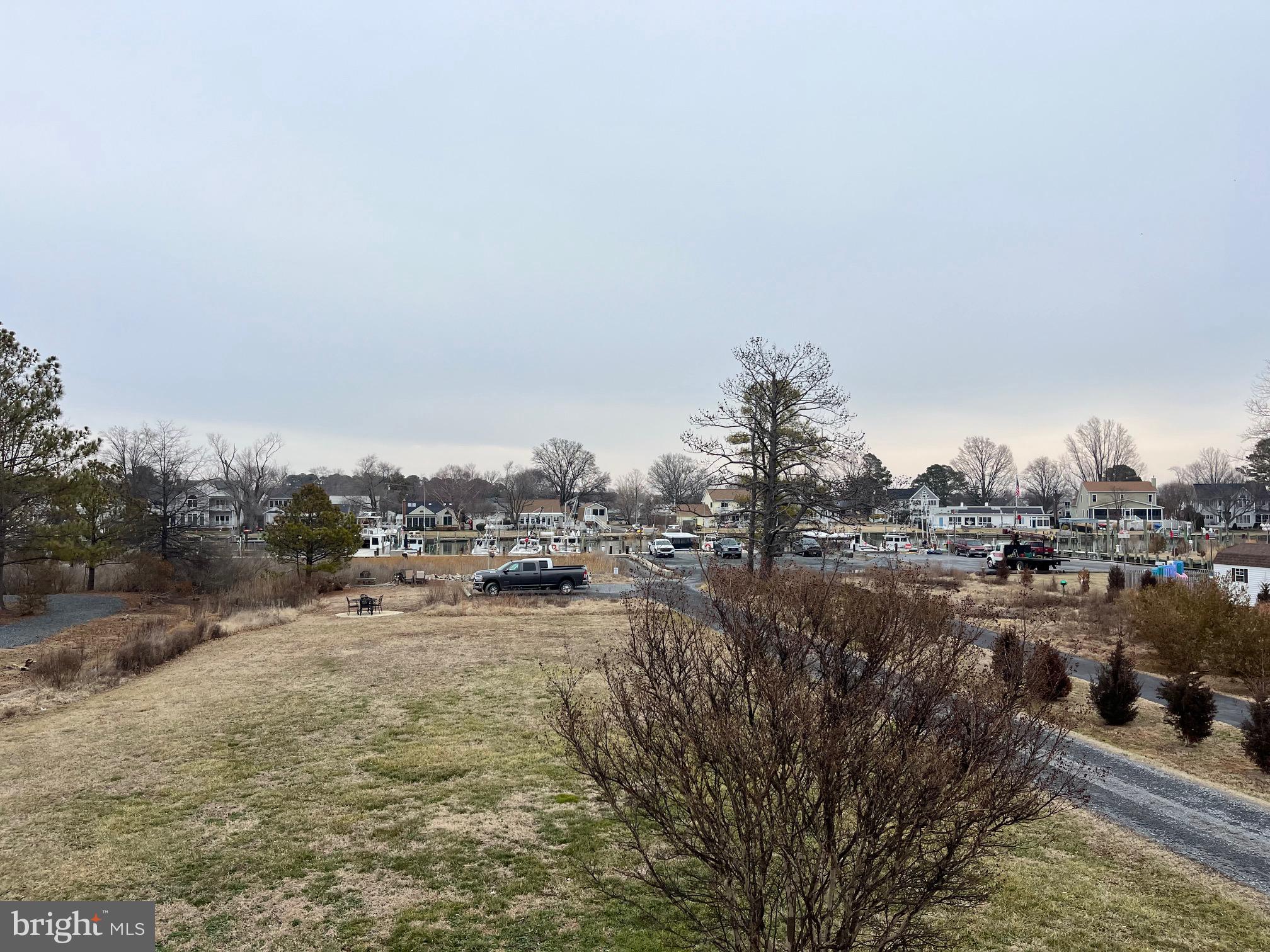 21572 Chicken Point Road Tilghman, MD 21671 - Photo 9 of 13 a view of a dry yard with trees