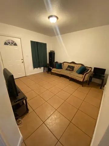 a projector room with furniture