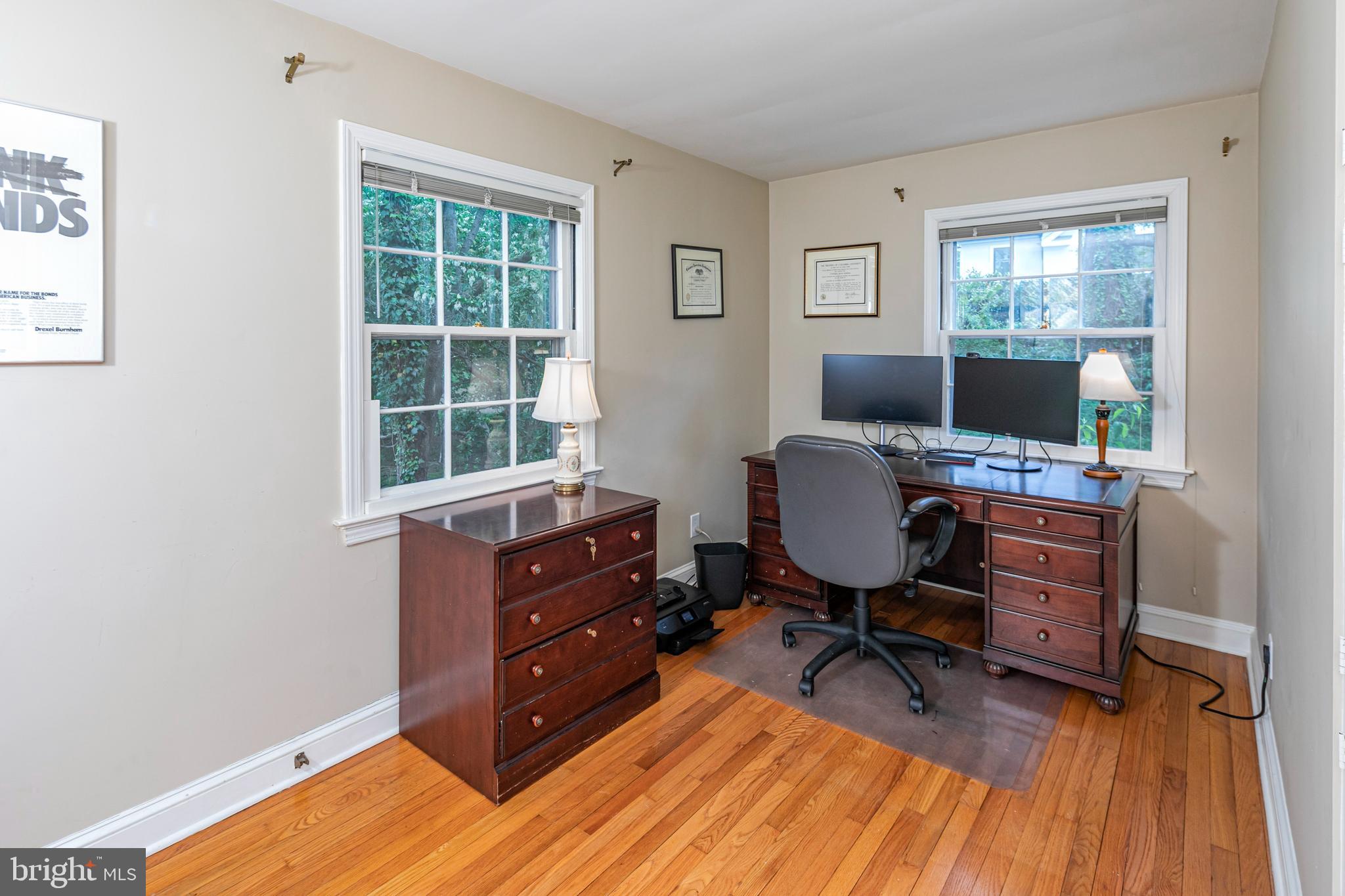 219 Russell Road Princeton, NJ 08540 - Photo 15 of 27 a view of a workspace with furniture and a window
