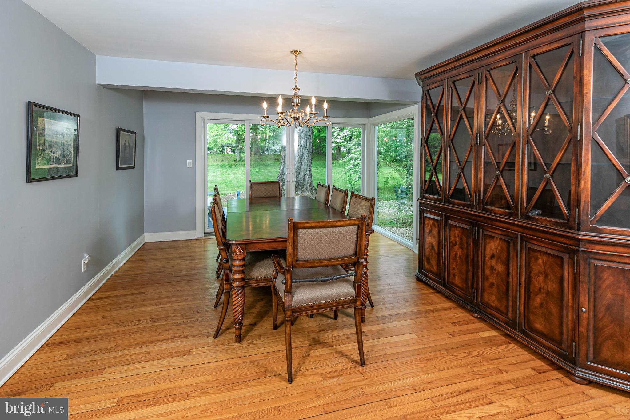 219 Russell Road Princeton, NJ 08540 - Photo 6 of 27 a view of a dining room with furniture window and wooden floor