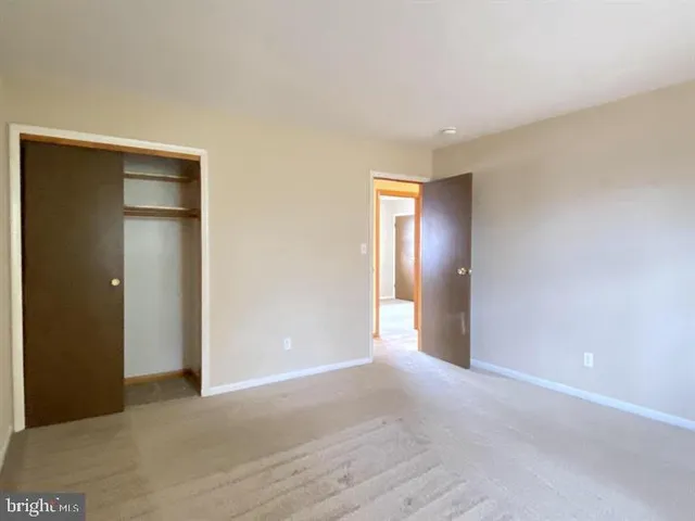 a view of an empty room