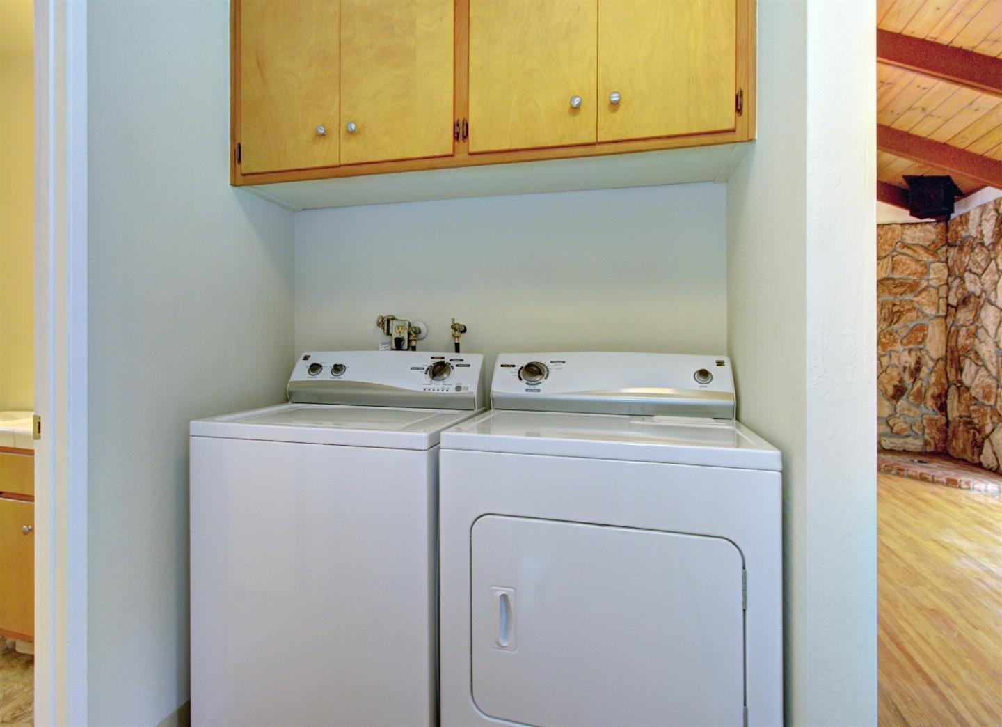 115 Estates Drive Ben Lomond, CA 95005 - Photo 5 of 13 a utility room with dryer and washer