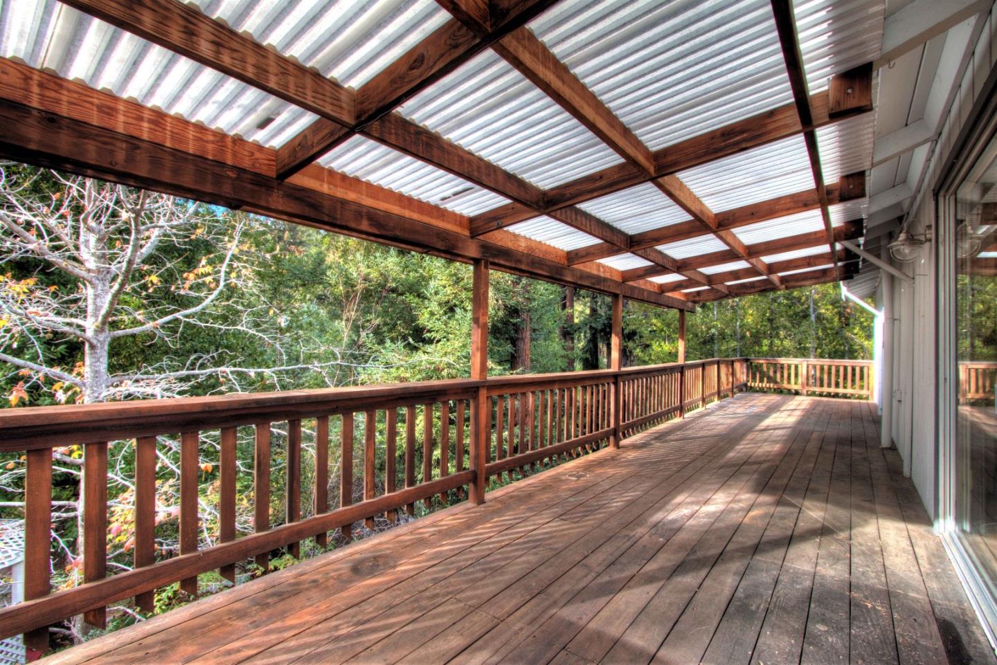 115 Estates Drive Ben Lomond, CA 95005 - Photo 10 of 13 a view of porch with wooden floor