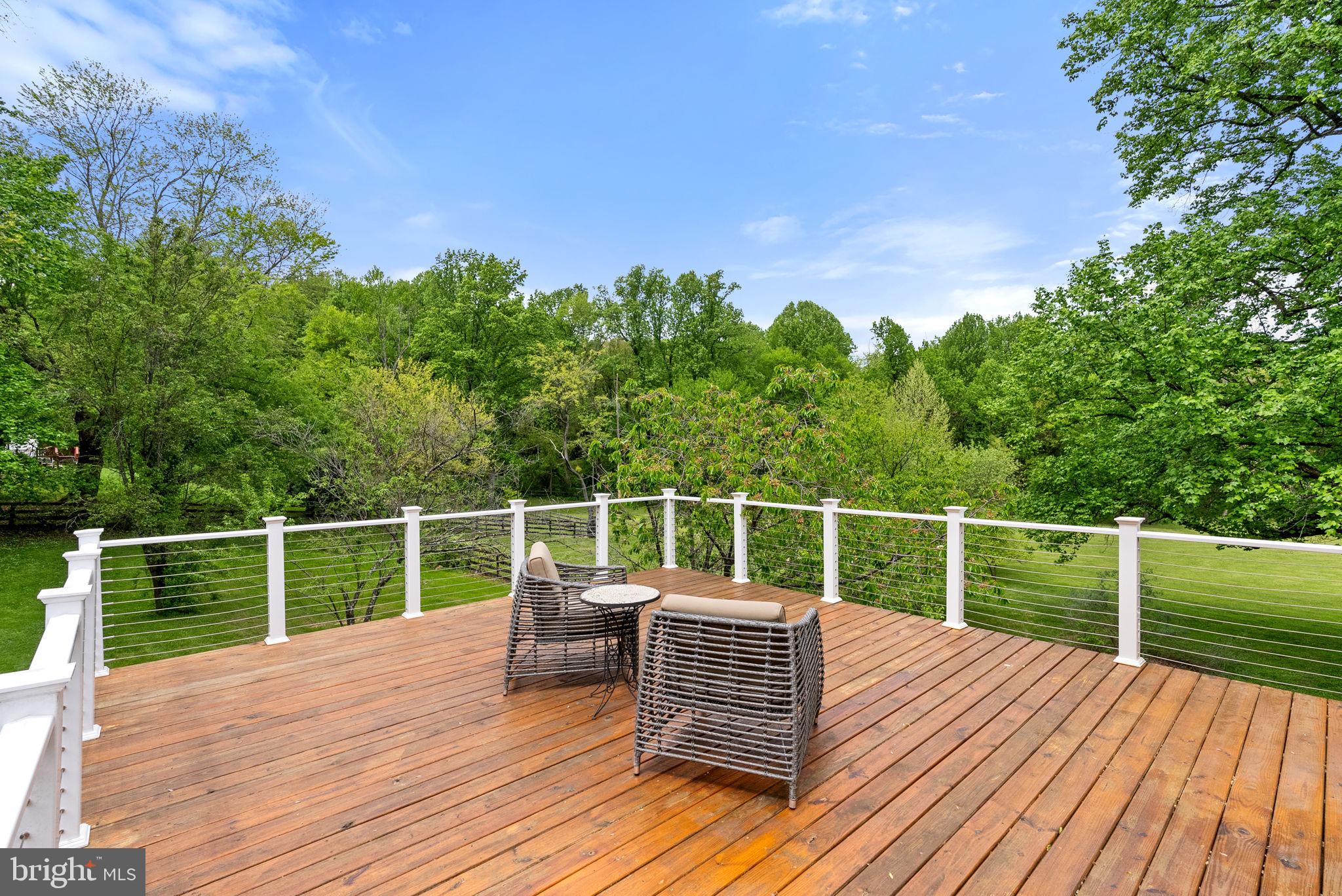3380 Rectortown Road Marshall, VA 20115 - Photo 66 of 85 Large Deck off of Primary Bedroom