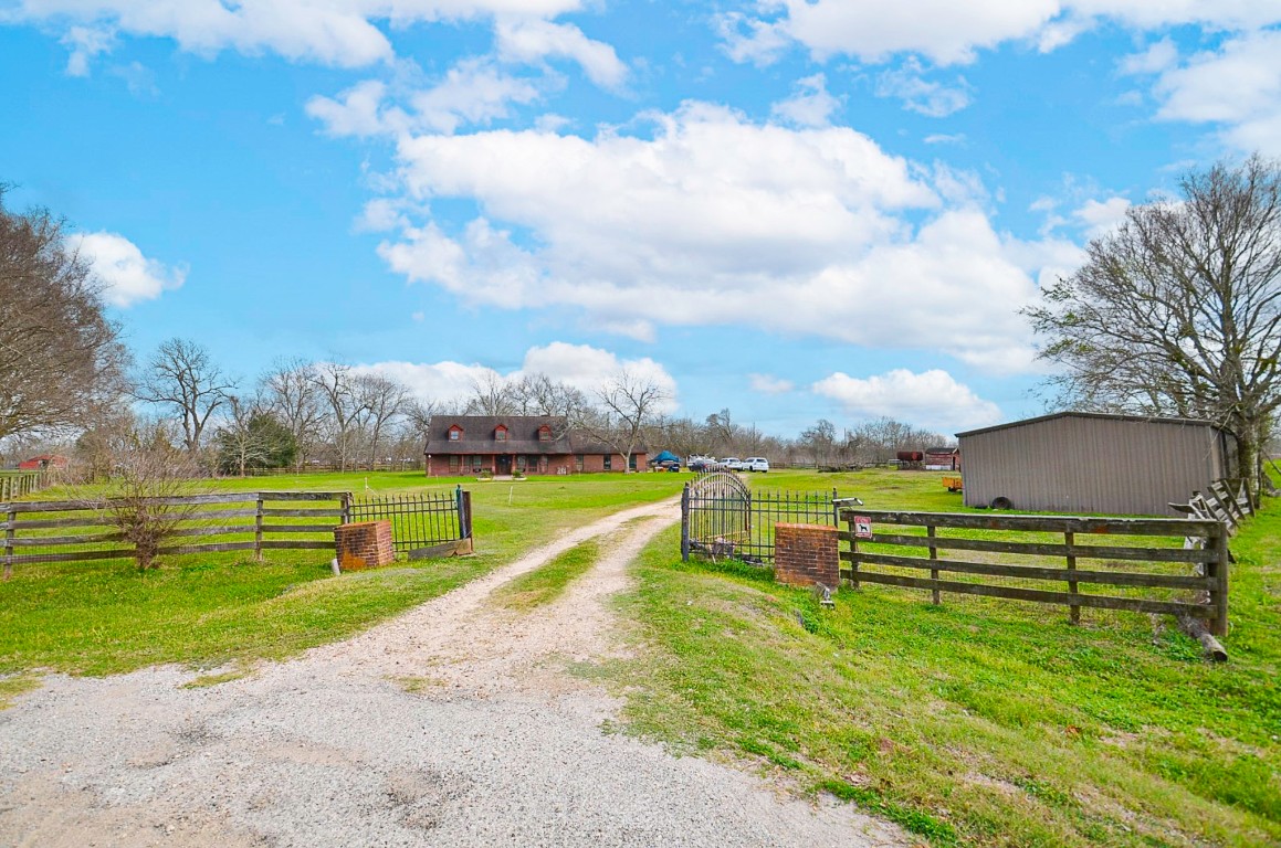 34520 Fulshear Farms Road Fulshear, TX 77441 - Photo 11 of 19 a view of a garden with an outdoor seating