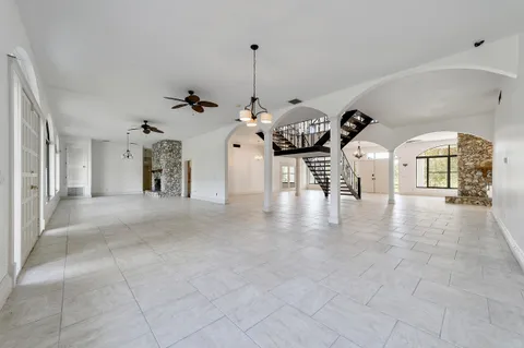 a view of an entryway with staircase