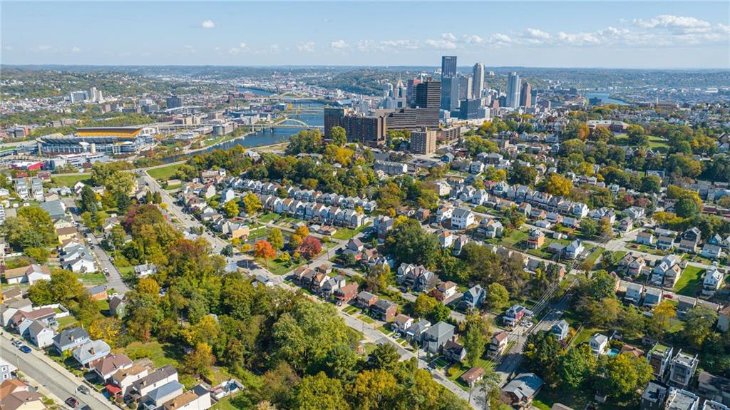 A Seward Street Pittsburgh, PA 15211 - Photo 6 of 6 an aerial view of a city with lots of residential buildings