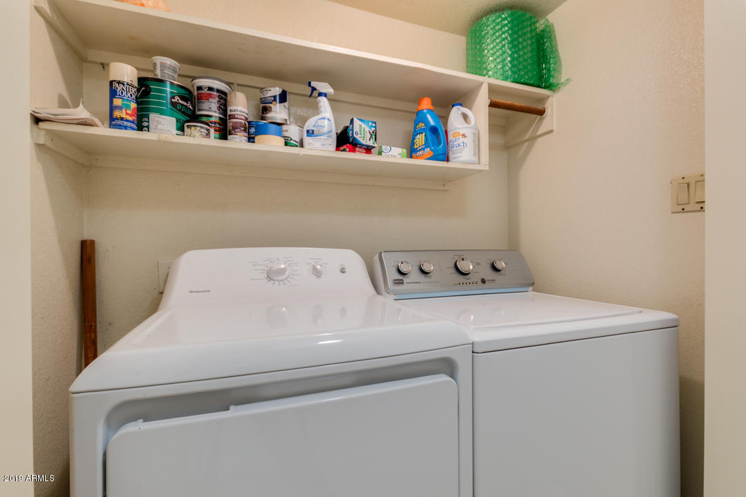 85 West Ranch Road Tempe, AZ 85284 - Photo 24 of 27 INSIDE LAUNDRY INCLUDE WASHER & DRYER