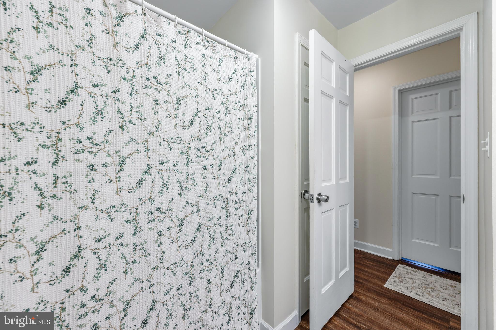 2847 Moores Road Baldwin, MD 21013 - Photo 29 of 73 a bathroom with a shower curtain